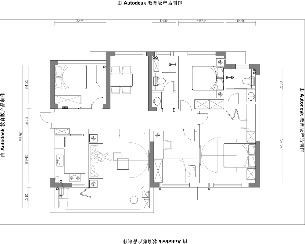 120平房子 四房，大家一起来学习_zz-Model.png