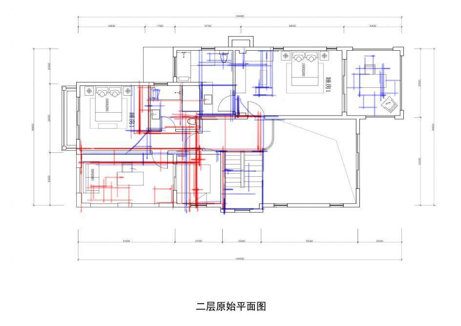 一套别墅平面，中规中矩，求大神指点突破_2