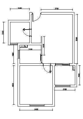 自家56平米的房子想改一个整体大空间或者2房_自家.jpg