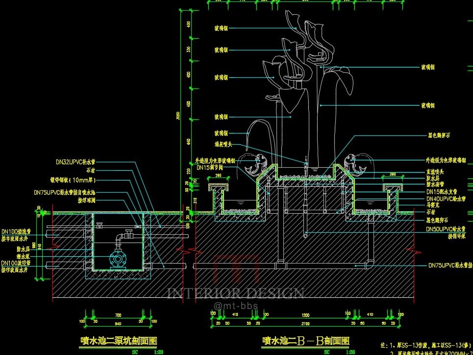 海鲜池渔缸水景喷水池剖面节点图_4.jpg