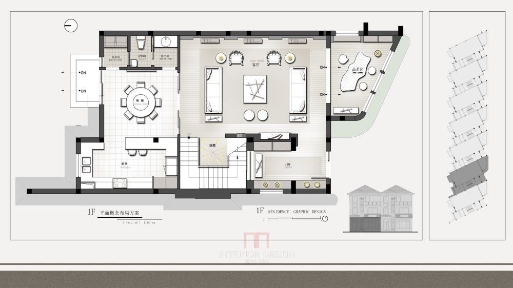 新中式别墅概念方案汇报 ps cad 草图大师模型_7.jpg