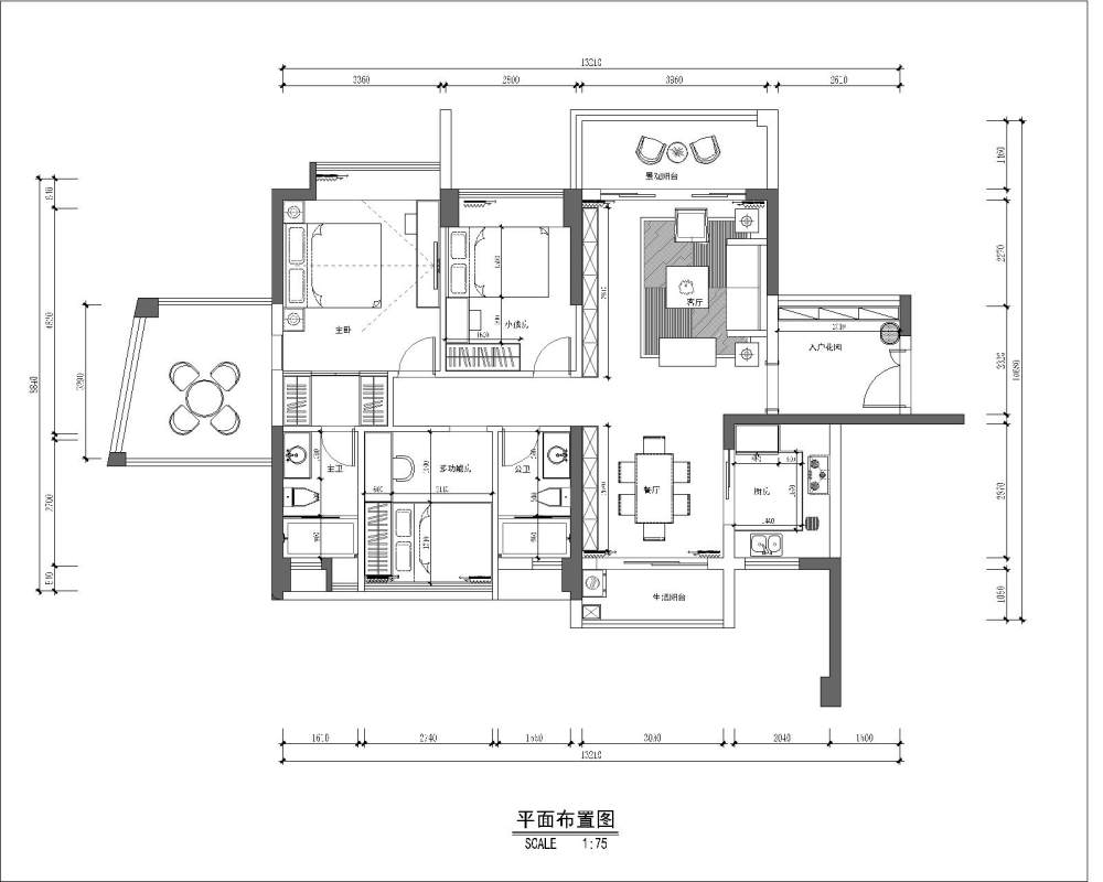 入户门对房间门直冲的户型问题求助_棕榈彩虹03.jpg