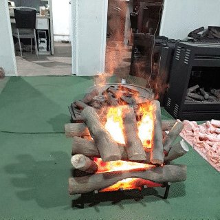 伏羲3D壁炉篝火观赏柴堆立体火焰