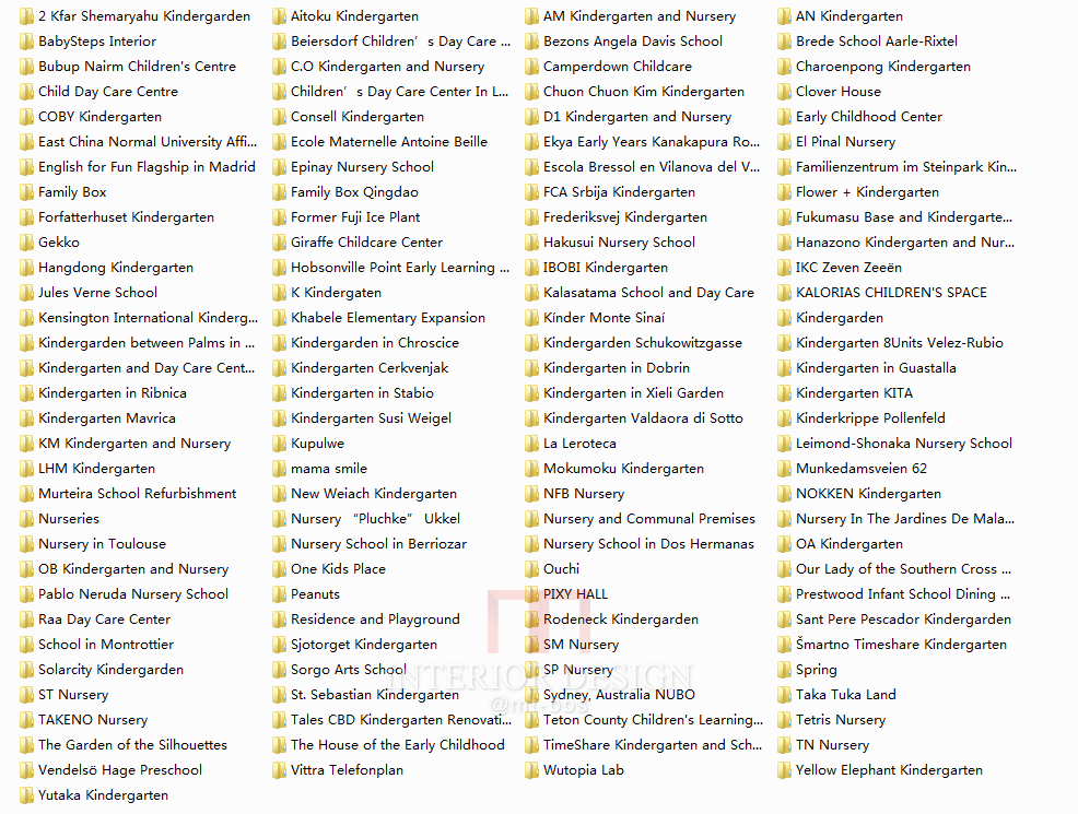 国外幼儿园设计参考图_国外幼儿园125套 目录.png