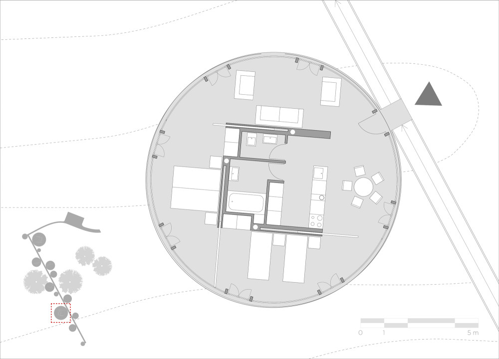 赋予这个度假村松果外观的 ETFE 充气屋顶_9.jpg