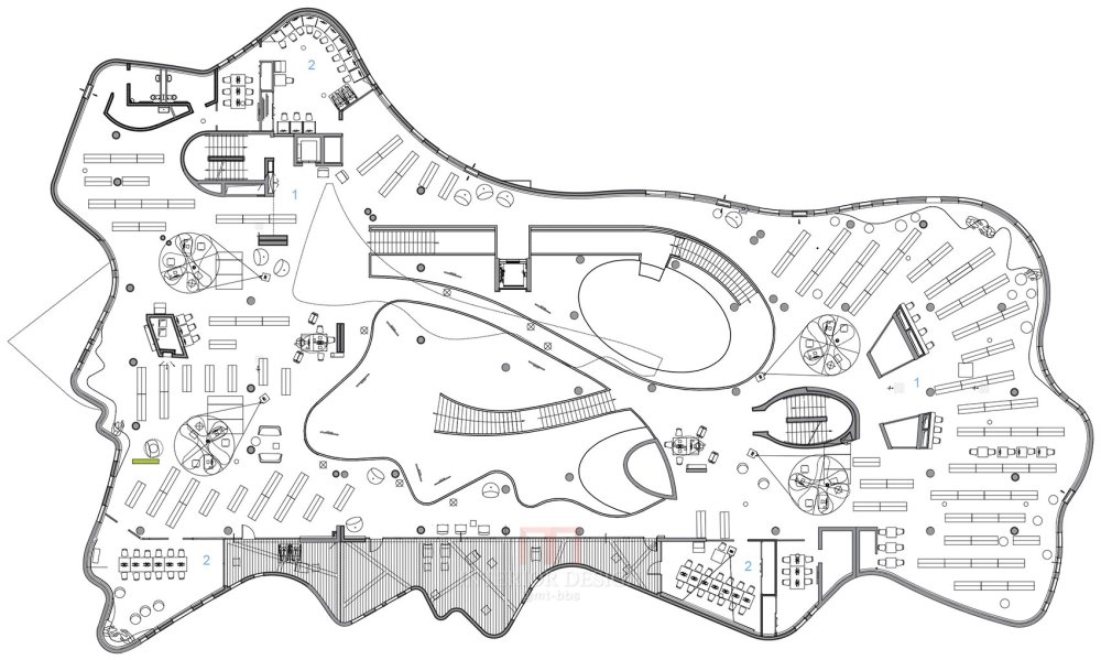 维特罗莱·多媒体图书馆赏析_016-Media-Library-of-Vitrolles-1F-Plan.jpg