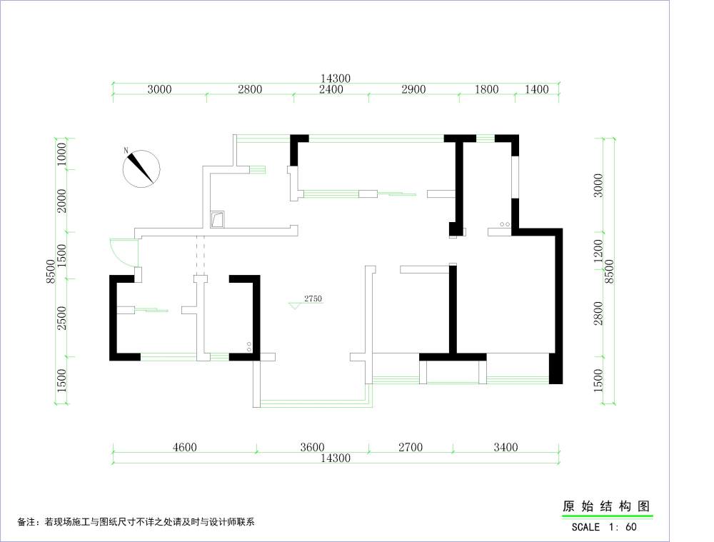 101平的小户型，大家来帮忙优化一下_原始-Model.jpg