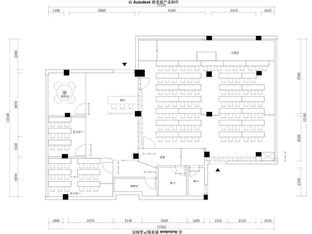 {求助}考研培训机构平面方案_新陶对面(1)-Model.jpg