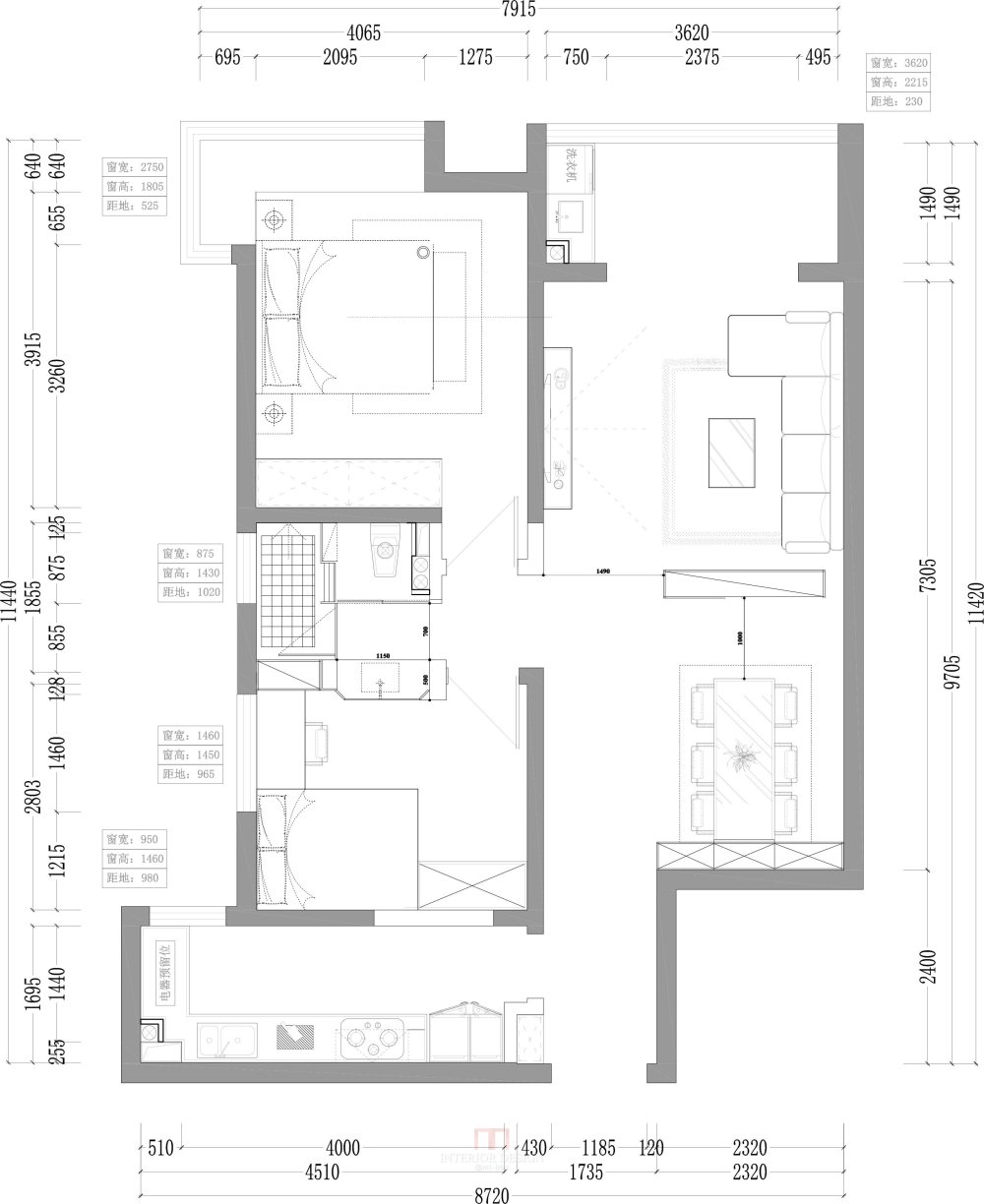 90平 小户型 平面方案 请教_马蹄网94改造 Model (3).jpg