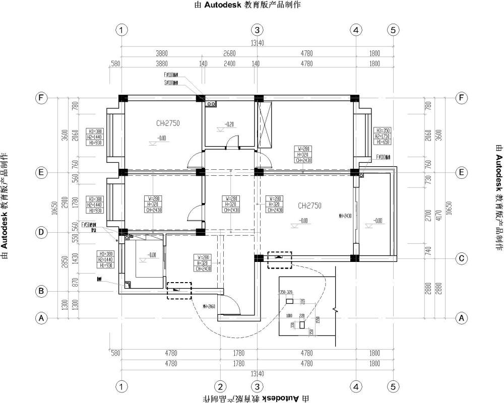 一个北欧的100平方简单装修，旧房改造。求帮助_新块222-Model.jpg