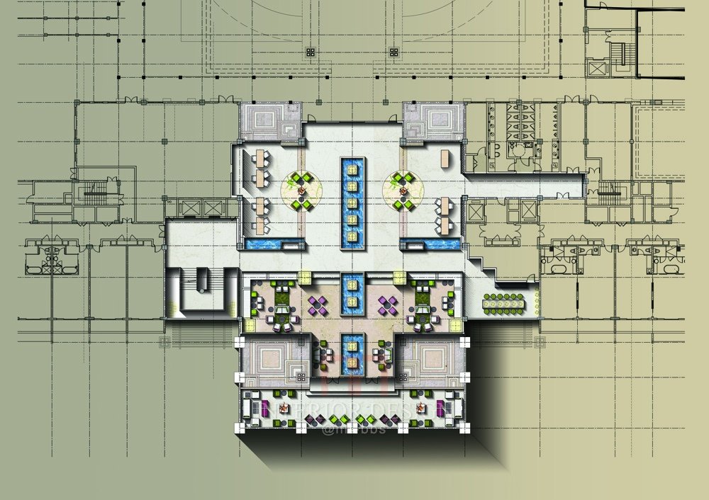 昆明航天局PSD源文件_Lobby Plan 1.jpg