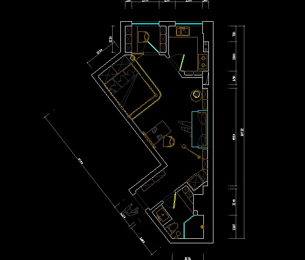 不规则单身公寓 平面求助！！希望大神给点建议_TIM截图20170809174702.png