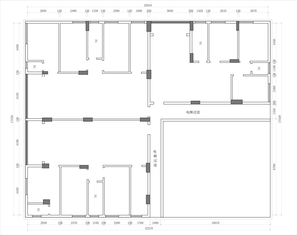 The Designer群第二届平面方案大赛_原始平面图