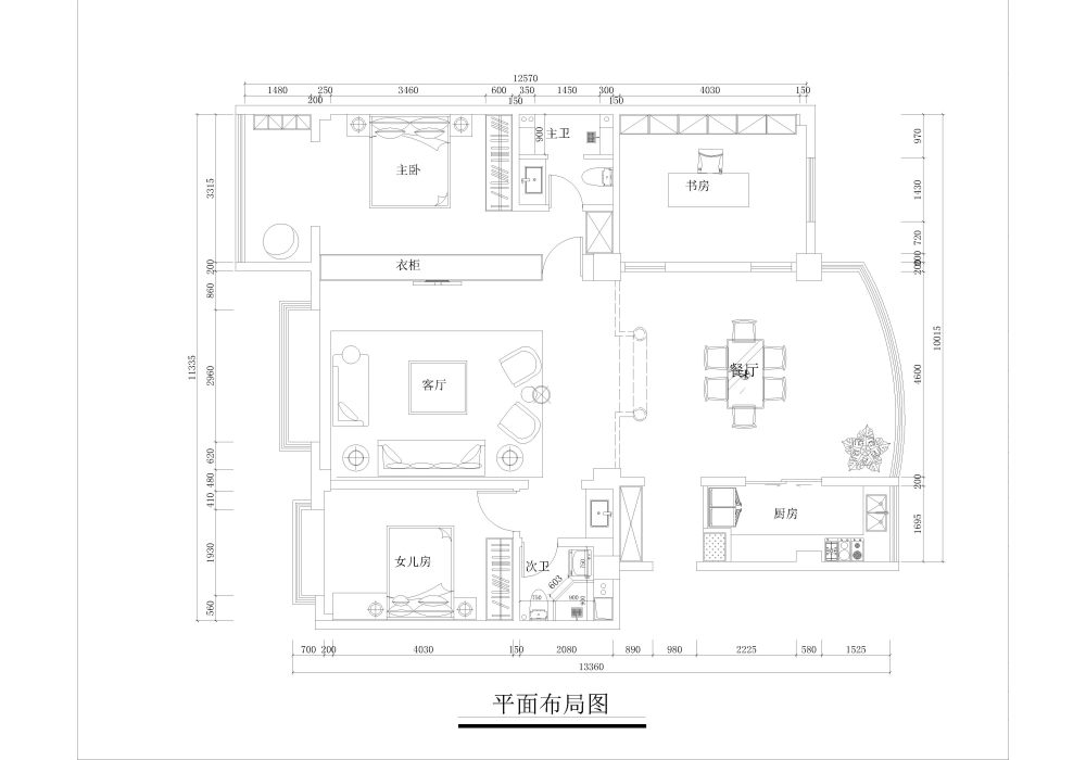 需要跟据业主情况优化的平面方案，求大神_平面方案