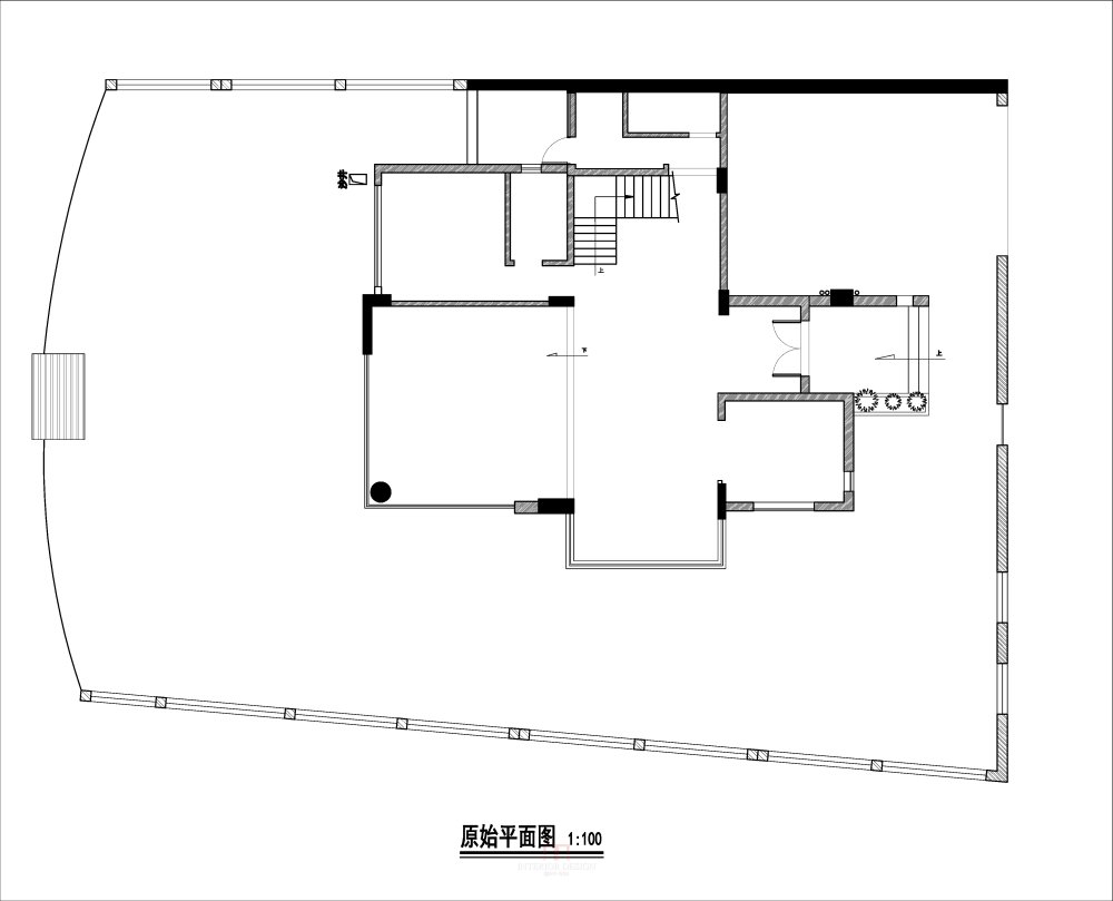 江门市新会贝沙湾别墅_原始平面图