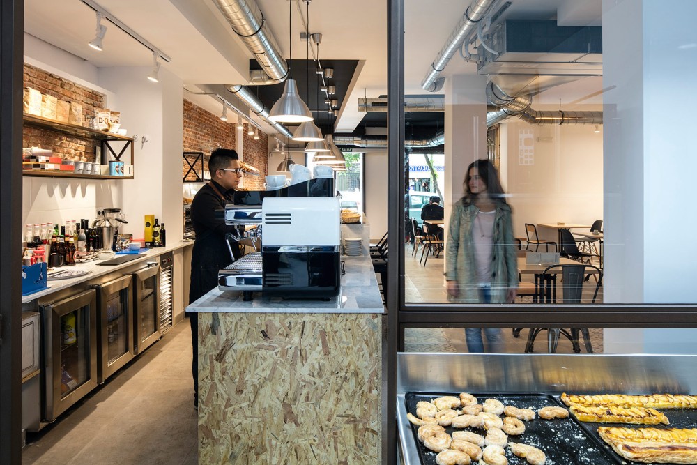 创意简约餐厅饭店效果图餐馆快餐店装修