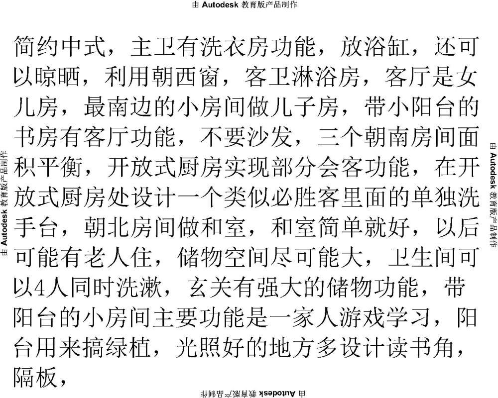 很有挑战性的户型，望各位大神支招_要求.jpg