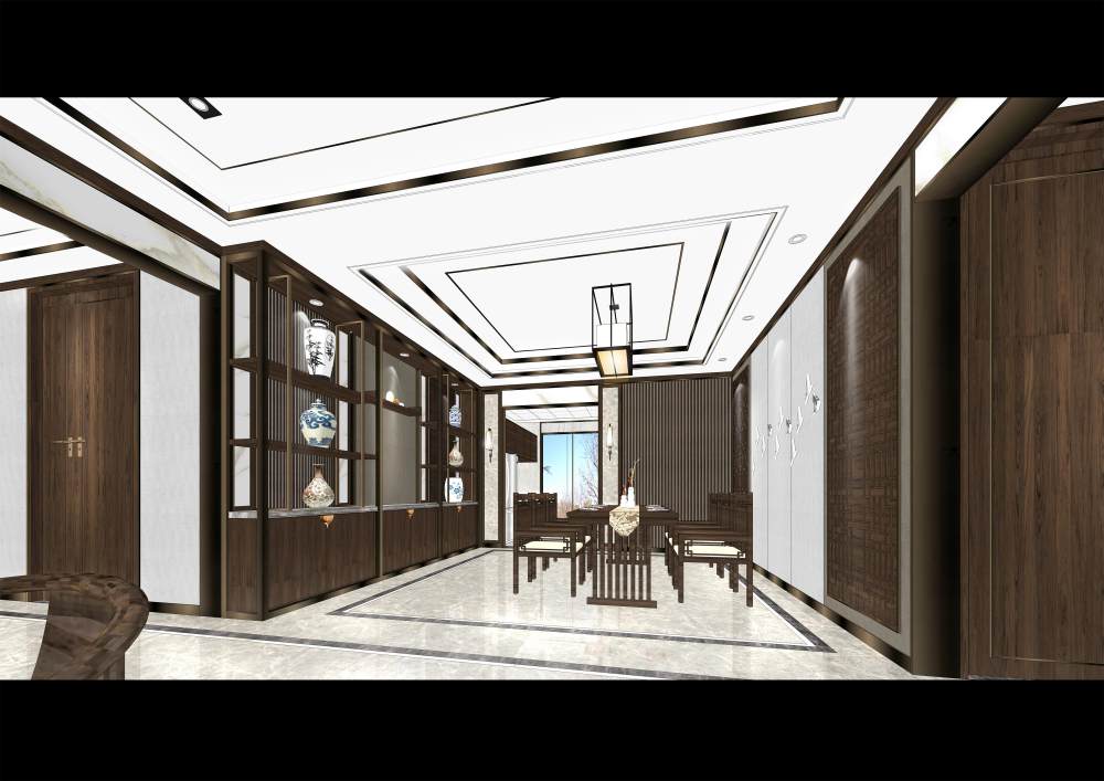 SketchUp 中式家装室内设计方案_02餐厅.jpg