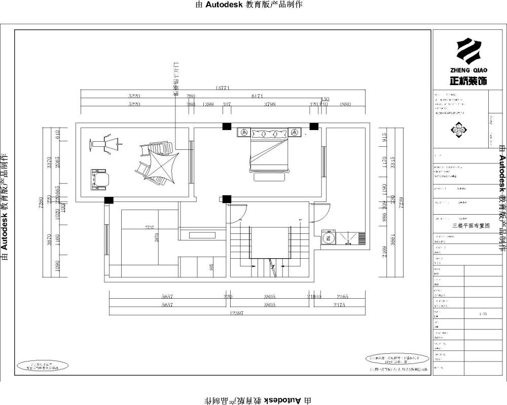 思路限制了求指点_4谢彪别墅3楼施工图-Model.jpg