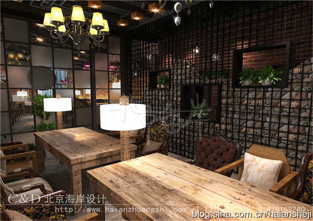 哈尔滨开发区大学城迷咖啡设计方案—北京海岸设计