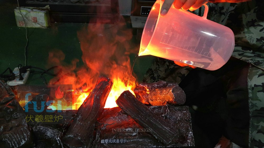 露天防雨篝火户外火盆 伏羲3d雾化电壁炉led火焰灯；可浇水淋雨的3d伏羲雾化电壁炉led节能仿真篝火；户外防 ...