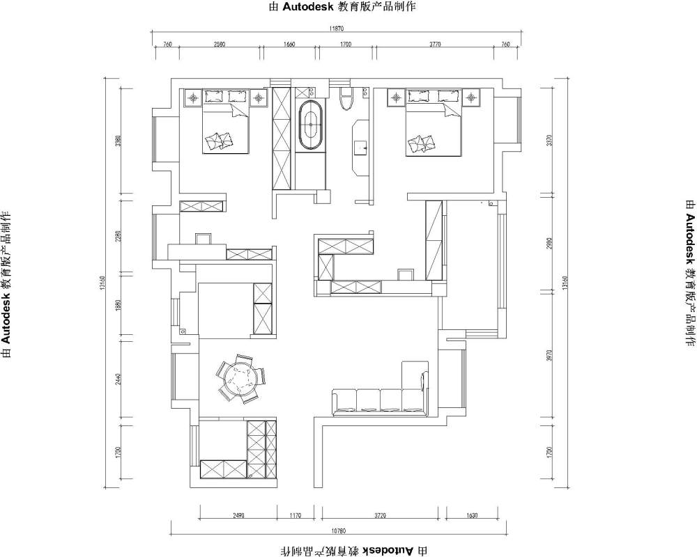 亲爱的大神们过来帮我看看，思路打不开，诚谢。_CAD文件-Model.jpg