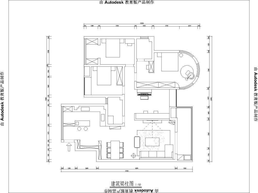 160平住宅平面求大师指点_12.21-Model.jpg