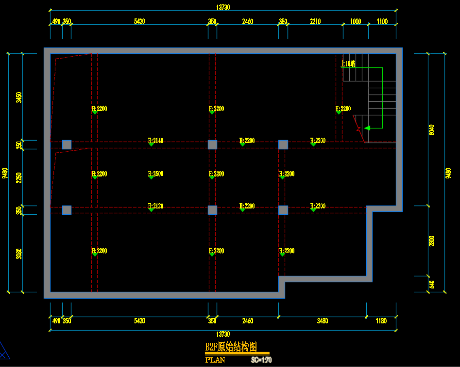 一套自建别墅的平面方案，欢迎指点_B2F.png