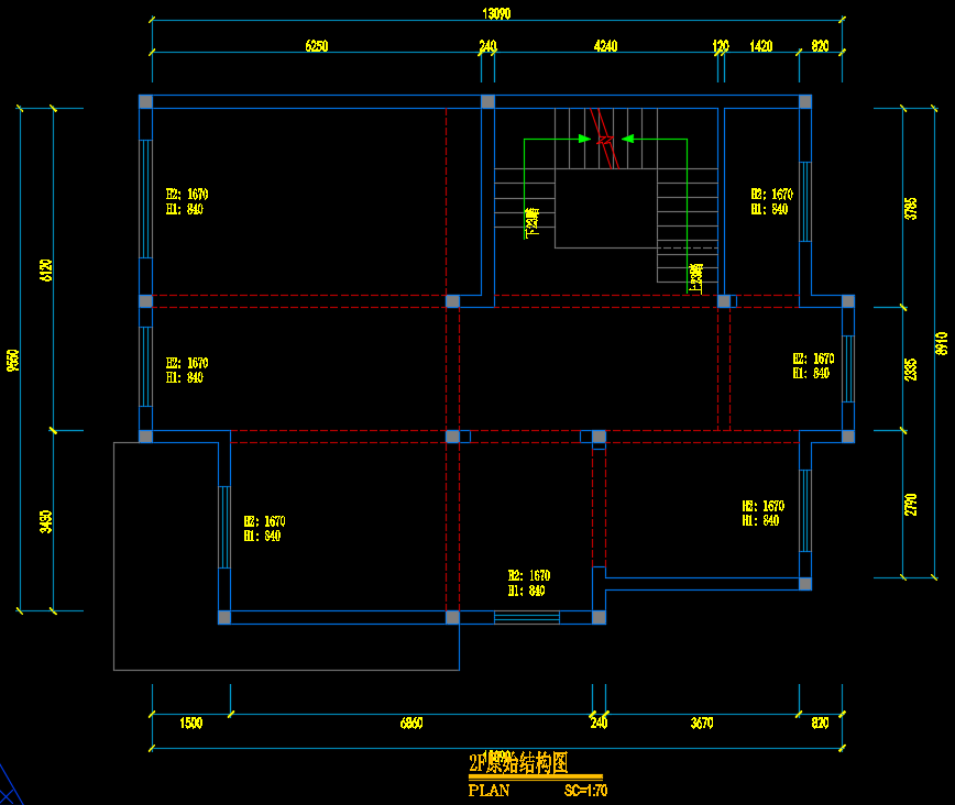 一套自建别墅的平面方案，欢迎指点_2F.png