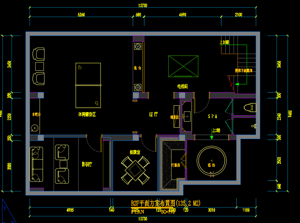 一套自建别墅的平面方案，欢迎指点_B2F-.png