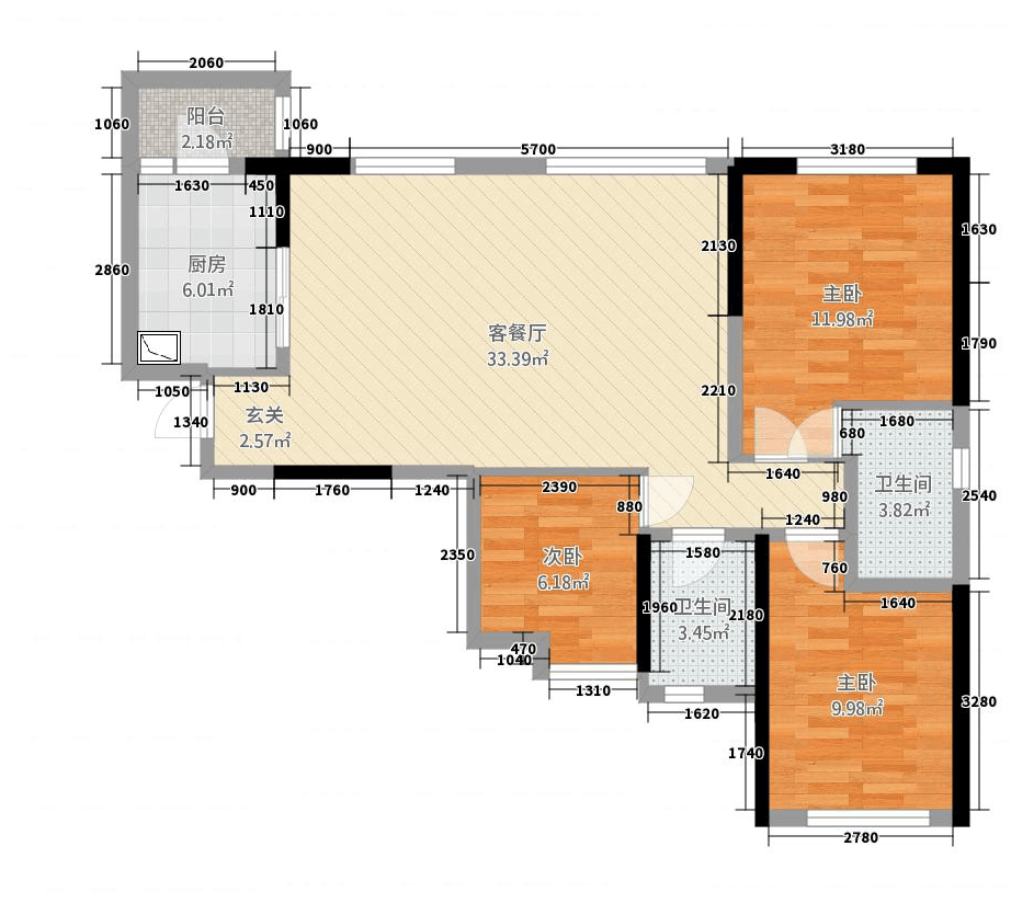 90m² 住宅，求方案交流指导！_原始图