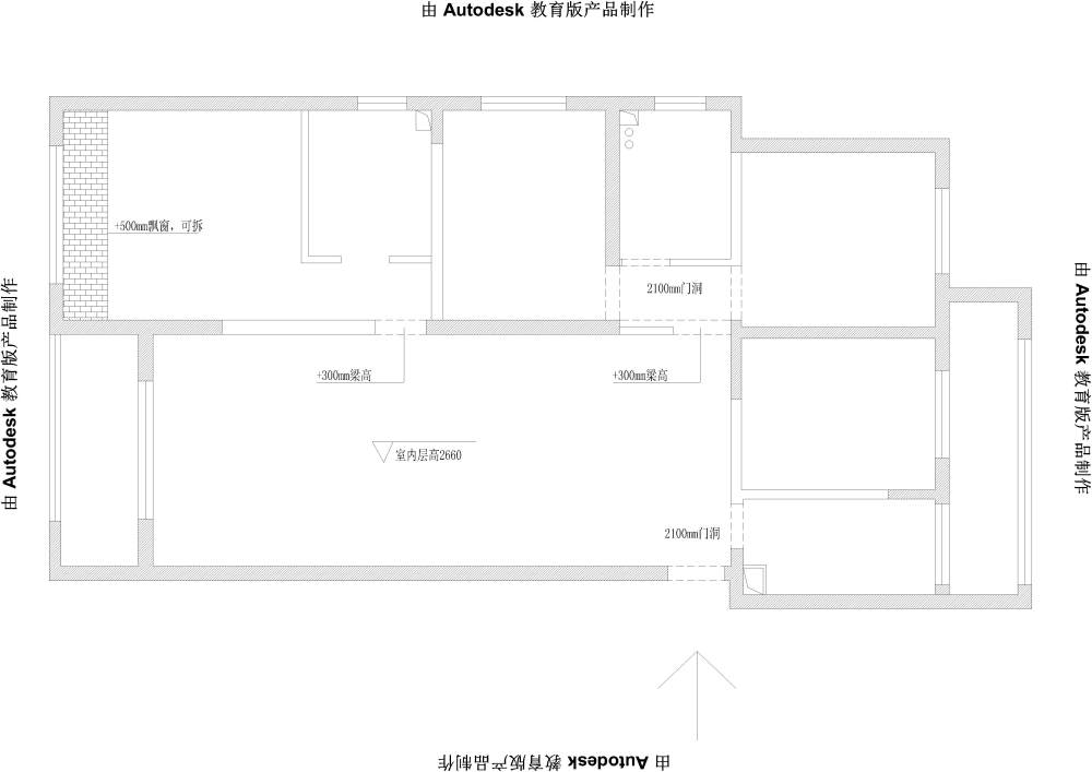150平米空间，客餐厅觉得很尴尬，有没有大神指点_户型图.jpg