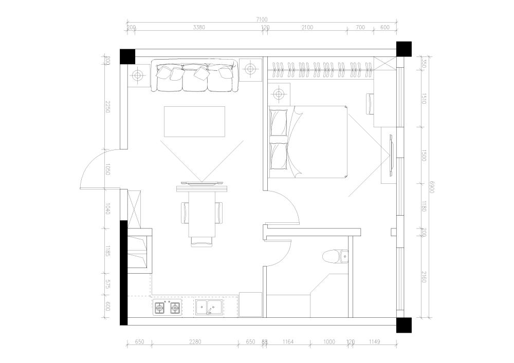 50平方  小户型-Model 001.jpg
