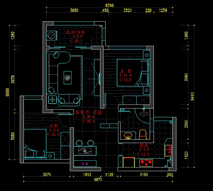 户型求助_方案布置图 户型求助_方案布置图