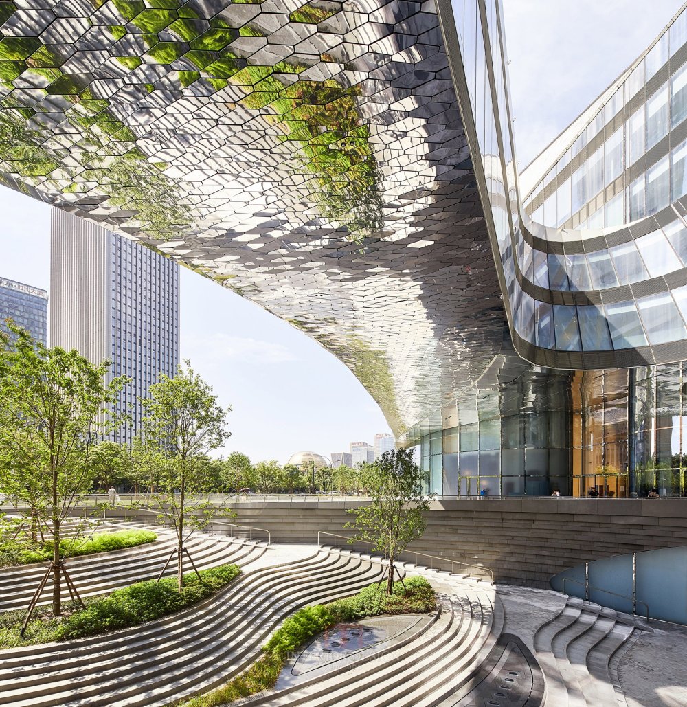 杭州来福士星巴克咖啡效果图+施工图CAD+PDF格式 加建筑外..._024-Raffles-City-Hangzhou-by-UNStudio.jpg