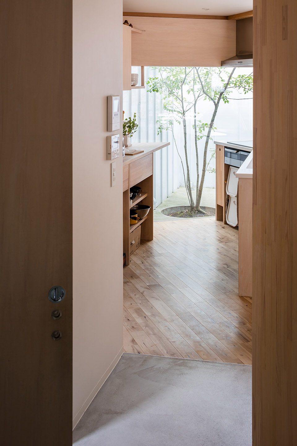 京都Seep Out住宅 / SAI Architectural Design Office  一墙之隔，别有..._厨房和盥洗空间，kitchen and the wash room