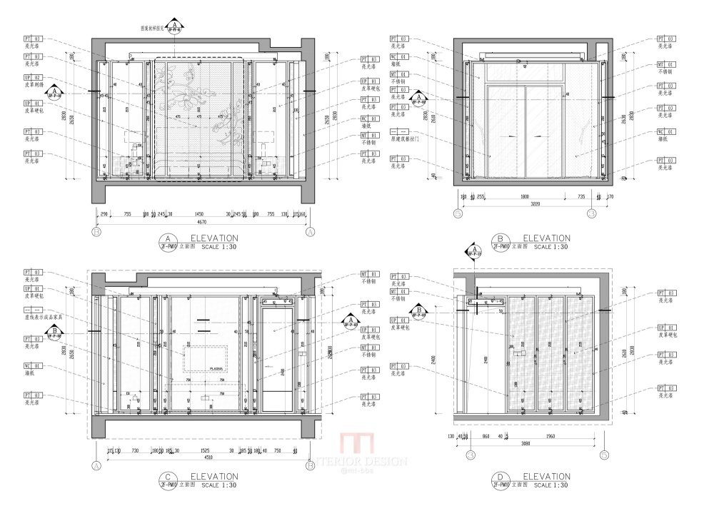 帝凯设计--福州金辉半岛别墅B户型含CAD施工图_06-二层立面图-布局1.jpg