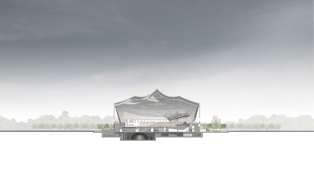 Adjaye 公布加纳阿克拉新国家教堂方案，以传统形式呼应历..._Short_Section.jpg