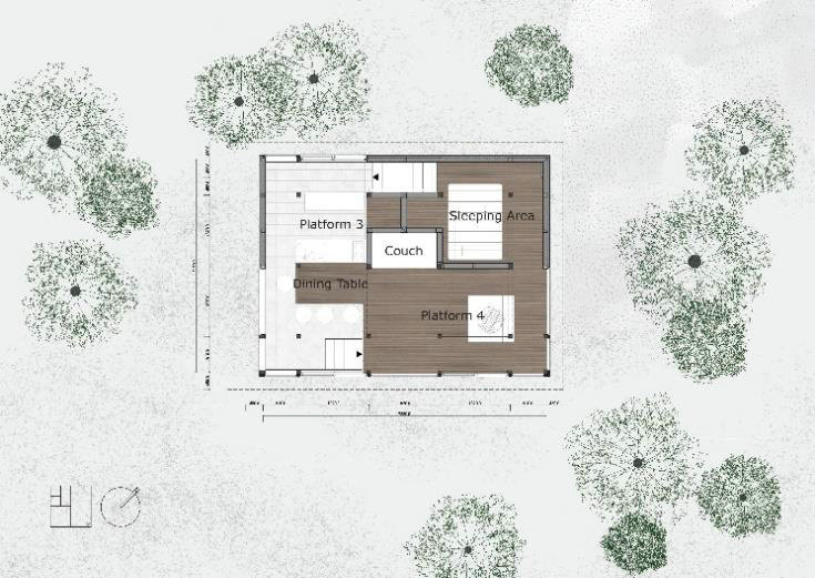 [别墅]日本，野尻湖-森林中的阶梯住宅_24.jpg