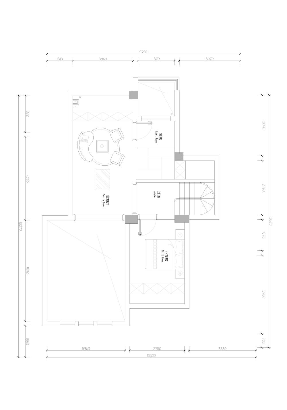 顶复洋房的平面，感觉方案不够亮点_111101-Model.jpg