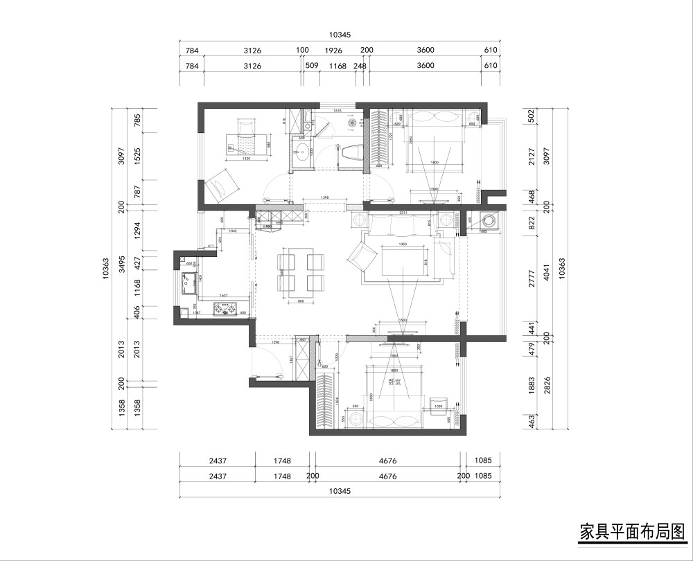 110的平面方案求各位老师规划一下_平面.jpg