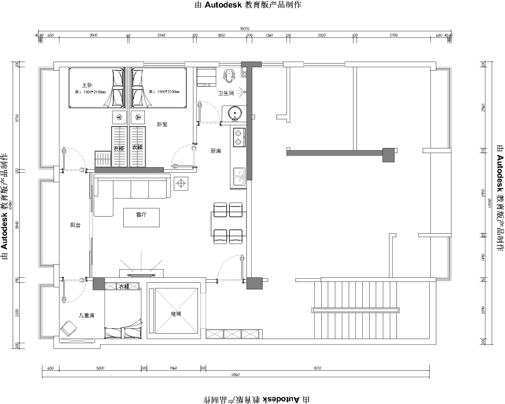 两个小户型，一个做了下方案各位大大给下建议_03.png