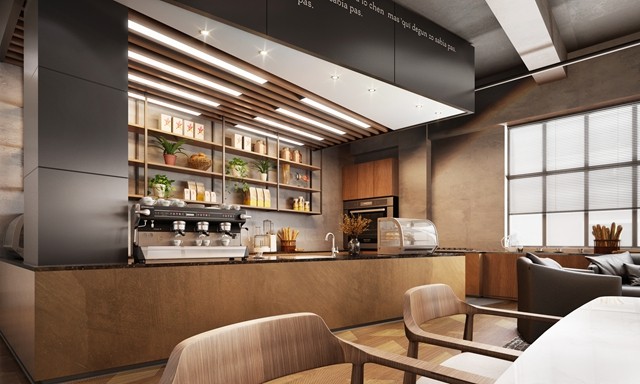 【凯悦装饰】咖啡色办公空间设计-用木色还原_办公空间设计