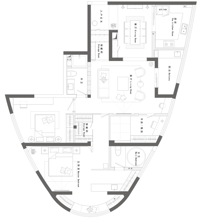 椭圆形住宅。。。求优化_方案二