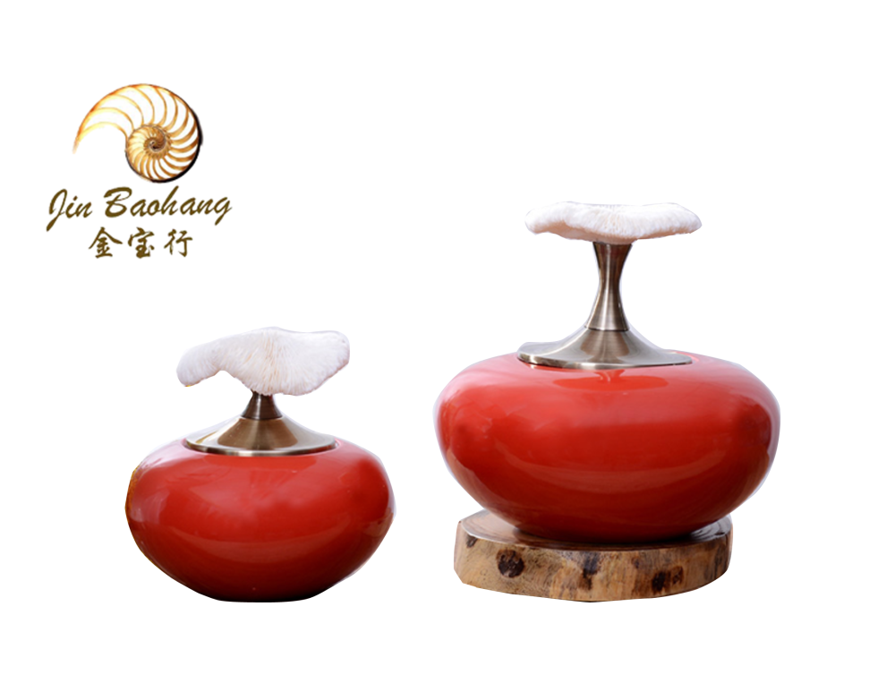 蘑菇珊瑚陶瓷摆件.png