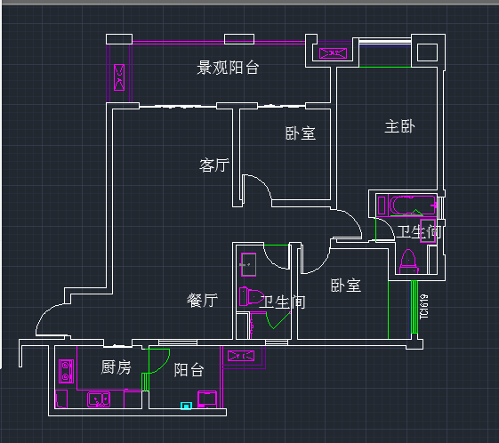 求助大神_原始户型图