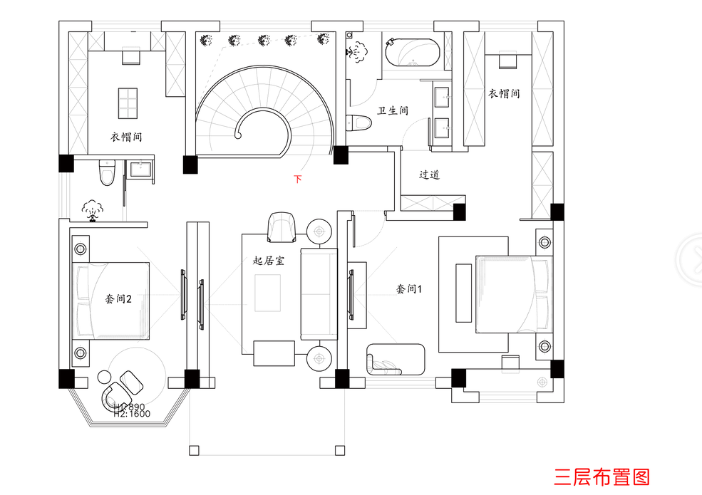 拜托大神们看下这排屋设计需要合理布置我真的没点子_182053lereyphrw13bgj1t.png