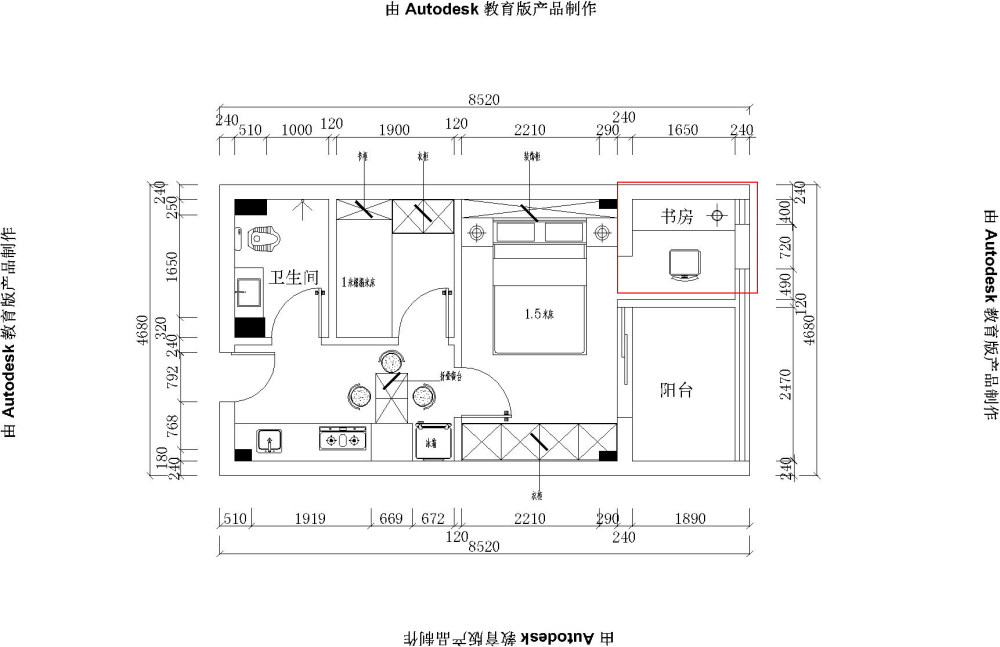 37平小户型，大神给优化下_顺元庭-Model.jpg