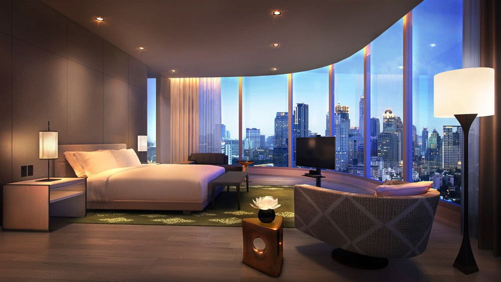 【Yabu Pushelberg】泰国曼谷柏悦酒店_W012-Presidential-Suite-Bedroom.jpg