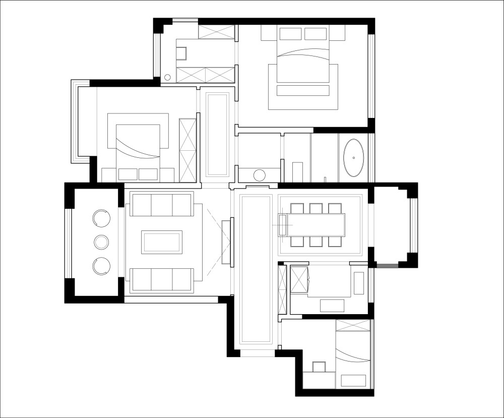 求助大神帮忙优化下户型_平面-Model.jpg